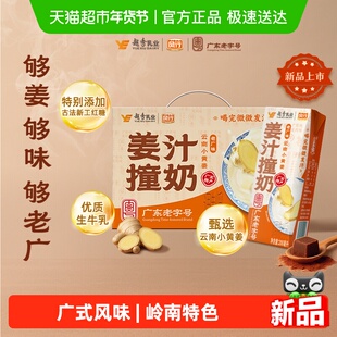 【广东老字号】风行牛奶姜汁撞奶岭南特色200ml*10盒广式风味送礼
