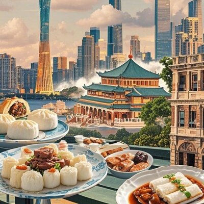 广州精选▏广州2日游玩广州塔永庆坊文创街区入住南站丽芮酒店