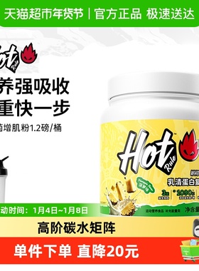HotRule狂热派益生菌增肌粉运动健身瘦子增肌增重塑形蛋白粉官方