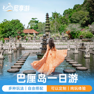 巴厘岛一日游乌布阿勇河漂流乌鲁瓦图滑翔伞网红秋千瀑布英文司机