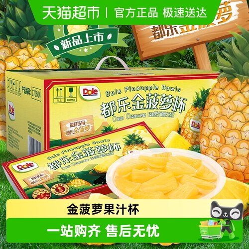 Dole都乐进口菠萝果肉水果杯