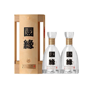 今世缘国缘四开浓香型白酒52度 500ml*2双瓶装 婚庆喜宴 送礼