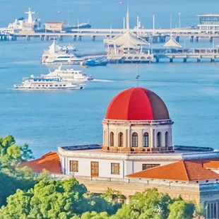 厦门旅游2天1晚纯玩小团鼓浪屿最美转角帆船菽庄日光岩集美环岛路