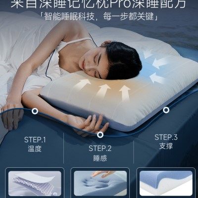 【新年礼物】亚朵星球深睡枕Pro记忆棉枕头芯一对护颈椎枕送礼袋