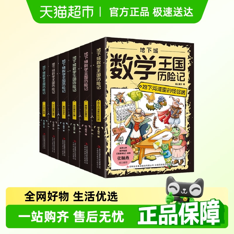 地下城数学王国历险记小学生趣味科普启蒙数理逻辑思维训练