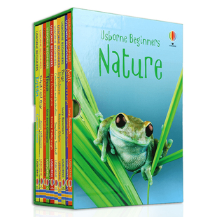 Usborne 原版英文 初探自然 10册盒装 Beginners Nature 初学者科普系列套装原版儿童英语启蒙绘本尤斯伯恩少儿环境科学科普读物