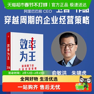 效率为王 卫哲作品 新周期下的企业经营策略 用可持续的高效率