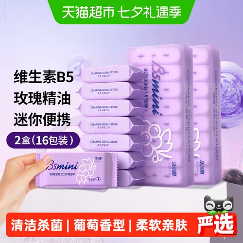 B5迷你护理湿巾洁尔阴