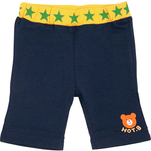 店播专享MIKIHOUSE HOTBISCUITS宝宝夏季透气短裤星星卡通宾斯熊