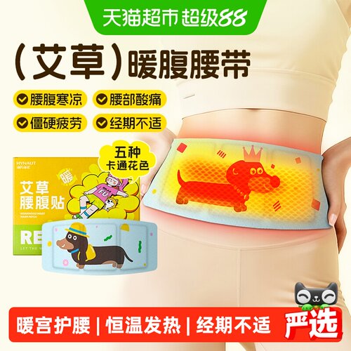 海氏海诺艾草暖腰腹贴恒温10片