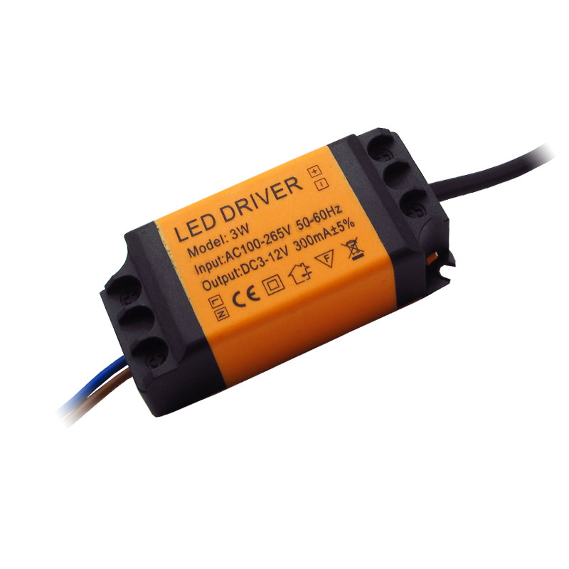led镇流器3W筒灯驱动电源12W恒流变压器18W吸顶灯天花灯轨道射灯