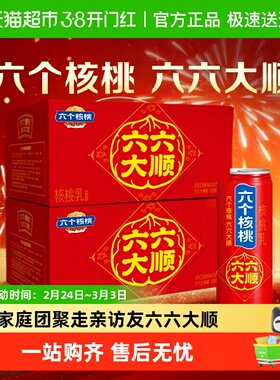 【蜜蜂惊喜社超级年货节】六个核桃植物蛋白核桃乳240ml*15罐*2箱