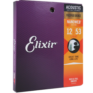 Elixir琴弦伊利克斯吉他弦16052泰勒吉他琴弦16182磷铜吉他配件