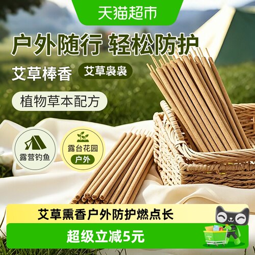 宜思洁户外艾草棒夜钓无蚊防护