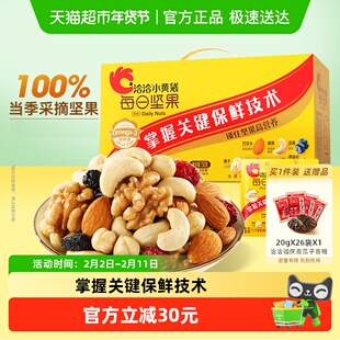 洽洽小黄袋每日坚果混合坚果30日休闲零食孕妇儿童款礼盒恰恰