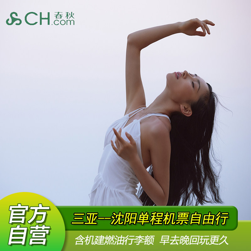 官方三亚沈阳单程含税机票含行李额托运10kg＋南山语音讲解