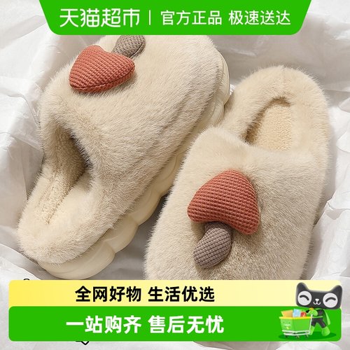 FZT踩屎感卡通女士秋冬棉拖鞋