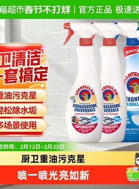 进口大公鸡多能重油污净厨房600ml*2玻璃瓷砖除皂垢水垢浴室625ml