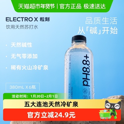 ELECTROXl粒刻380ml*6瓶苏打水