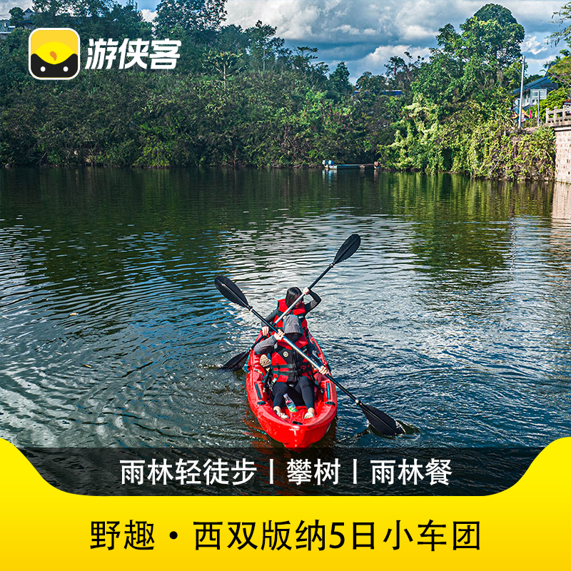 游侠客野趣·西双版纳5日2-7人团雨林轻徒步&攀树&雨林餐云南旅游