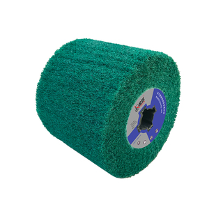 拉丝轮不锈钢专用百洁布600目抛光轮铝用拉丝机打磨砂纸80夹沙布