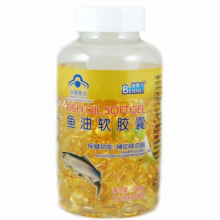 100粒鱼油软胶囊欧米伽3成人中老年血压高血脂可搭深海鱼油鱼肝-封面