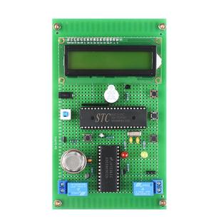 基于51单片机火灾报警系统设计DIY智能烟雾报警器温度检测散套件