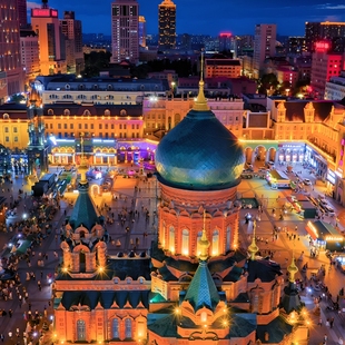 冬季 滑雪温泉雾凇航拍长白山延吉 东北哈尔滨长春吉林6天5晚小团