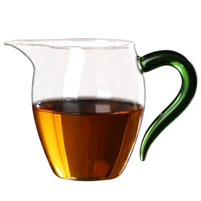 公道杯加厚玻璃耐热透明泡茶过滤功夫茶具配件茶海分茶器茶漏套装