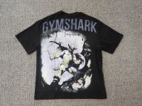 Shark Spartan Warrior Fitness and Bodybuilding short-sleeved sweat-absorbing, breathable, soft and soft cotton T-shirt, European and American size thumbnail 2