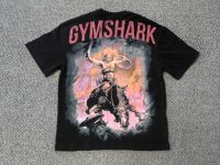 Shark Spartan Warrior Fitness and Bodybuilding short-sleeved sweat-absorbing, breathable, soft and soft cotton T-shirt, European and American size thumbnail 7