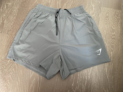 鲨鱼速干刺绣款鲨鱼短裤健身运动三分四分宽松裤