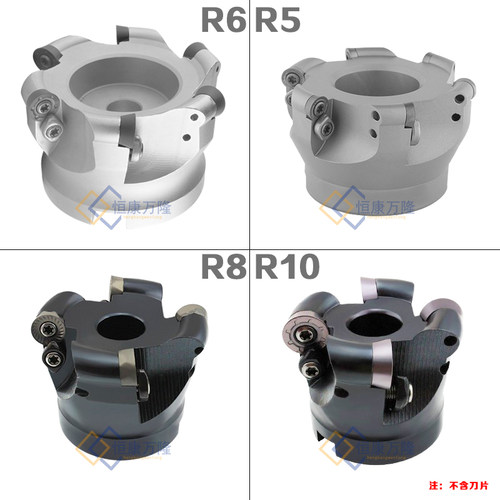 R5铣刀盘63/40圆形R6刀片160/200