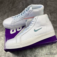Специальное предложение nike sb Zoom Blazer Mid Little Green Hook Casual Кожаные кроссовки Cu5283-100