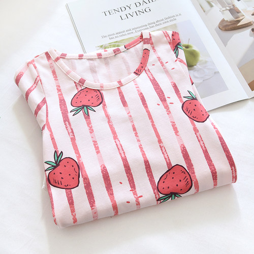 连体衣可爱草莓轻薄透气