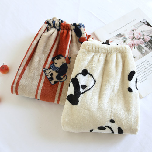 2025新款冬儿童睡裤法兰绒家居裤