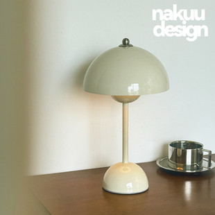 北欧设计师丹麦花苞台灯VP9床头客厅充电触摸卧室婚房少女氛围灯