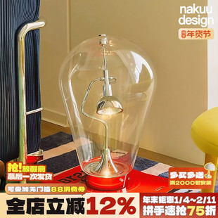 中古包豪斯Blow灯泡玻璃台灯卧室床头书房创意触摸北欧客厅氛围灯