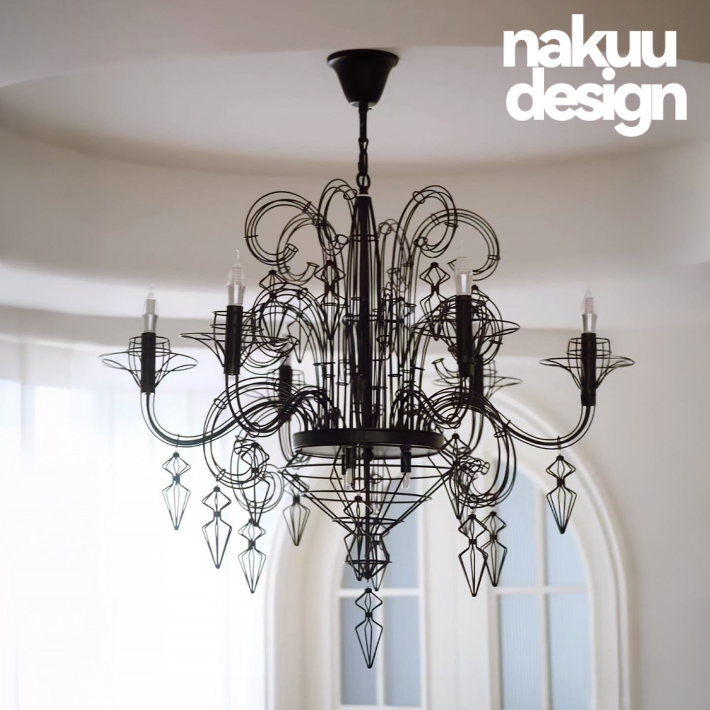 赫本风！法式蜡烛吊灯