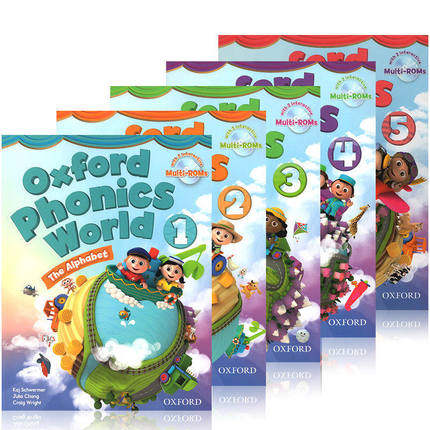 英文原版 Oxford Phonics World 1-2-3-4-5牛津英语自然拼读