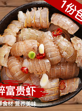 壹虎大叔醉虾姑 不辣肉肥 鲜琵琶虾 虾爬子濑尿虾皮皮虾富贵虾姑