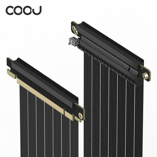 COOJ专用Pcie3.0/4.0/5.0显卡延长线180度双反线