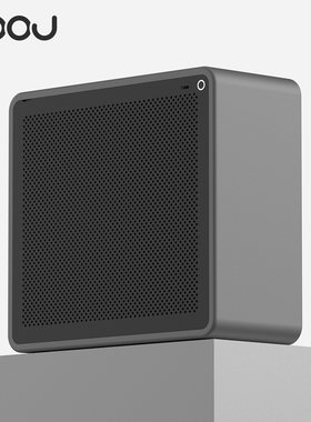 COOJ 麻雀MQ4核显全铝合金一体成型itx机箱 台式HTPC桌面小机箱