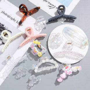 かわいいカラフルなサメクリップ diy クリーム接着剤材料パッケージ手作りグラブクリップサイドクリップヘアピンヘアアクセサリーアクセサリー