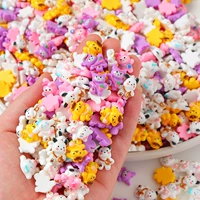 Десять пакетов серебряных смешанных милых животных