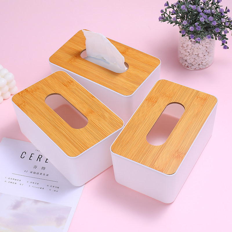 简约风抽纸盒奶油胶diy材料包手工制作自制纸巾盒家用客厅配件