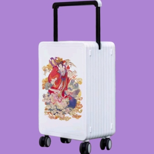 幸福鸟品牌九天玄女高维能量箱旅行拉杆箱中国风收藏定制保值升值