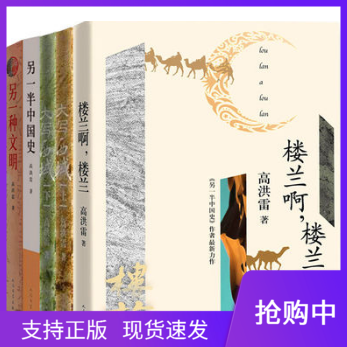 现货正版 高洪雷作品集全集4种5册:大写西域上下册+另一种文明+另一半中国史+楼兰啊,楼兰 人民文学出版社 历史知识读物