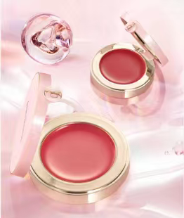 玛莉娜奢彩红晕唇颊膏02升温奶油膏体质地柔软丝滑 触手即化腮红