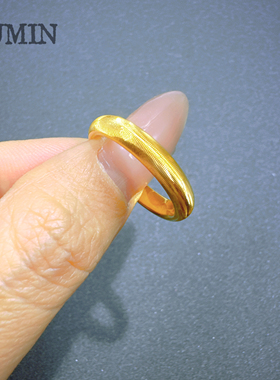 优米茵  猫眼戒指女小众情侣对戒百搭时尚礼物S044